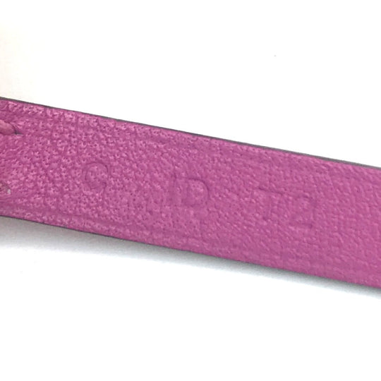 HERMES bracelet Vaux Swift purple Accessories Etrie de Bourtour Women T2 Used Authentic