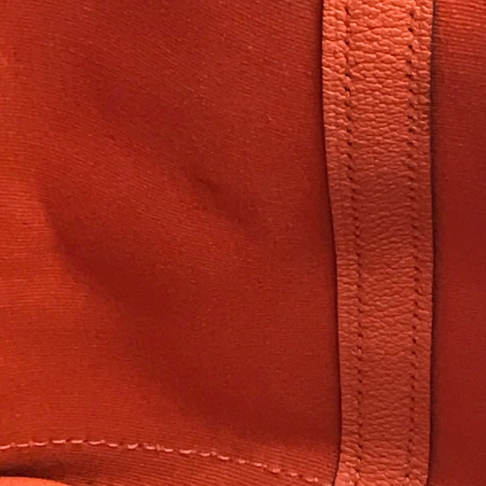 HERMES Tote Bag Towar Office / Leather Orange Garden party PM Women Used Authentic