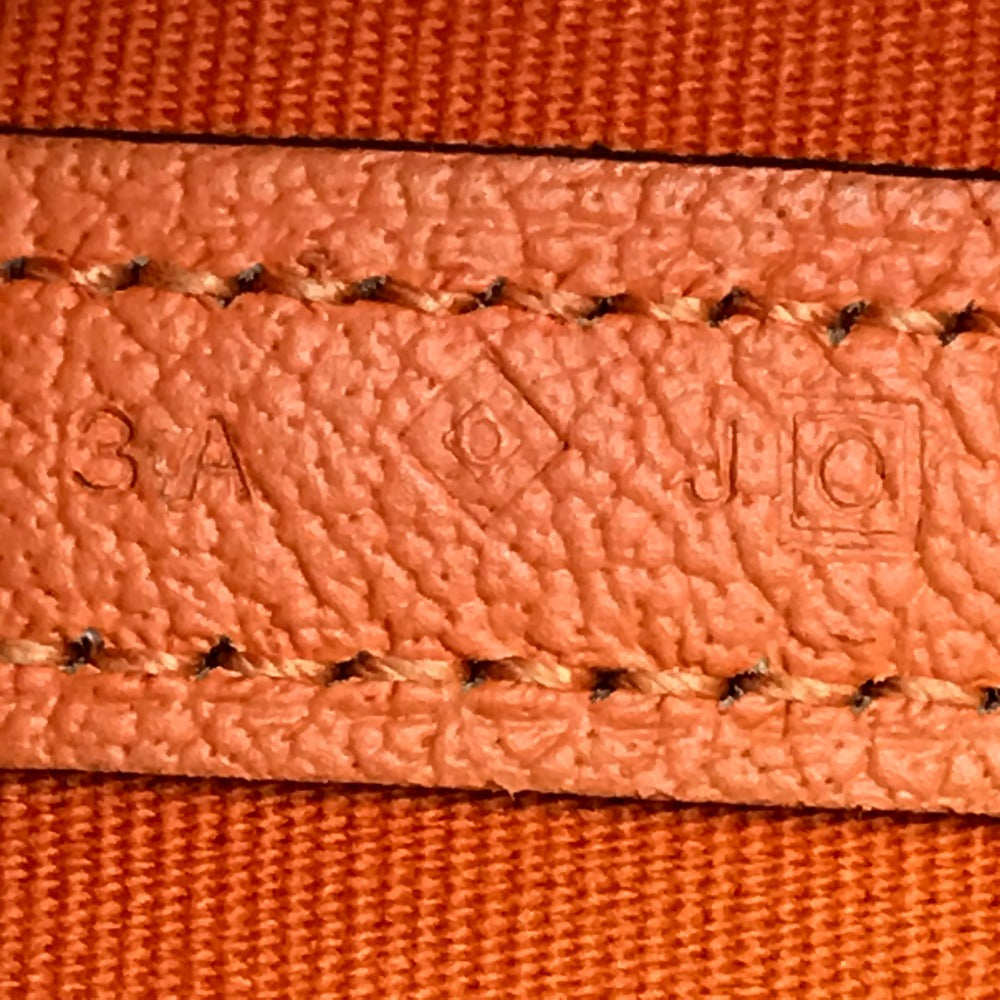 HERMES Tote Bag Towar Office / Leather Orange Garden party PM Women Used Authentic