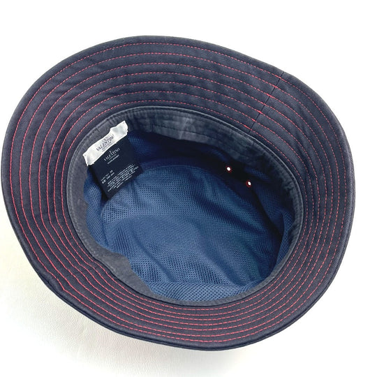 Valentino Garavani hat Cotton, Nylon Navy type x red apparel V logo mens 59 Used Authentic