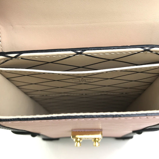 LOUIS VUITTON Shoulder Bag M67872 Epi Leather pink Epi Vertical Pochette Trunk Women Used Authentic