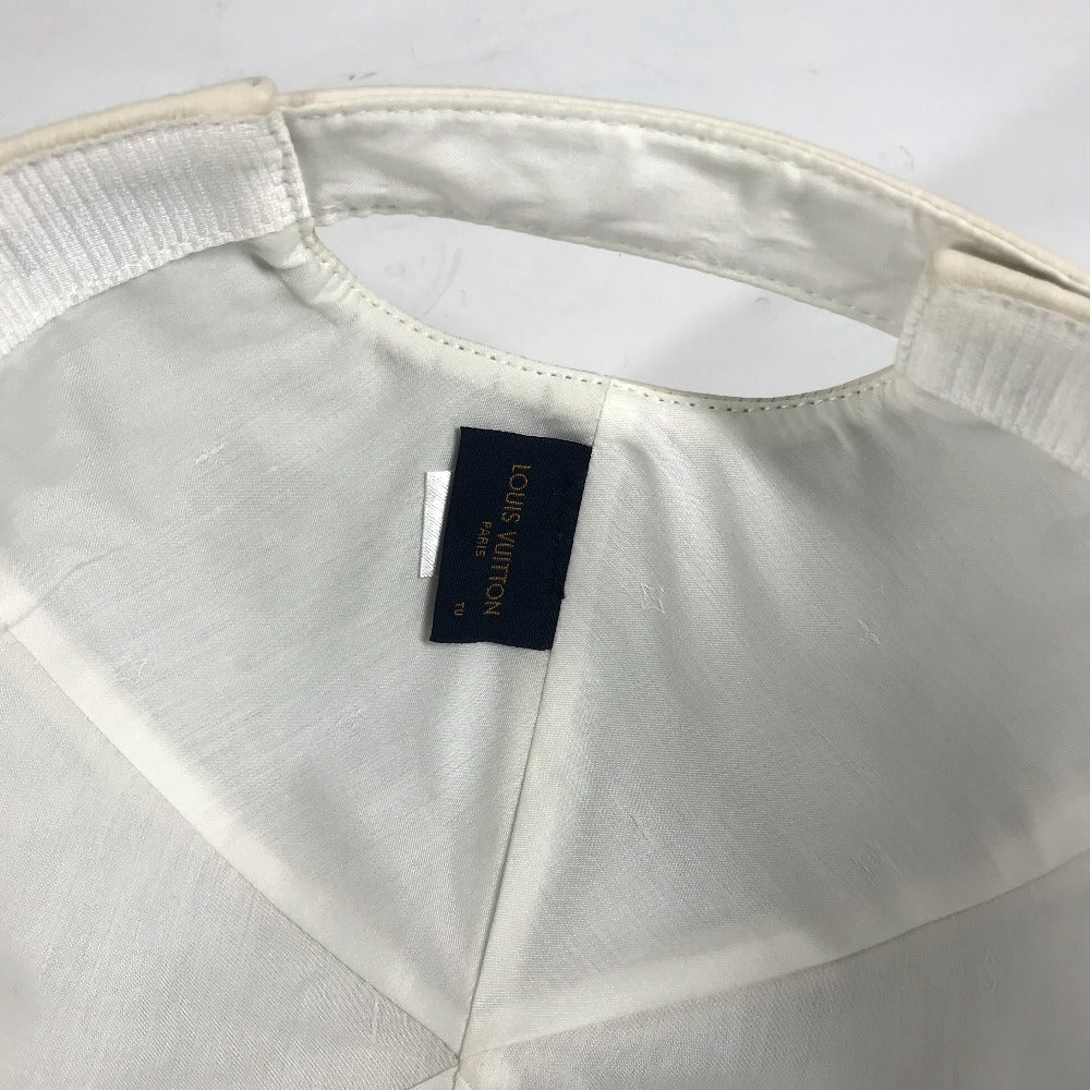 LOUIS VUITTON hat MP2321 Monogram Ann Platt Leather white Monogram Ann Platt Casquette Quill 1.0 unisex(Unisex) TU Used Authentic
