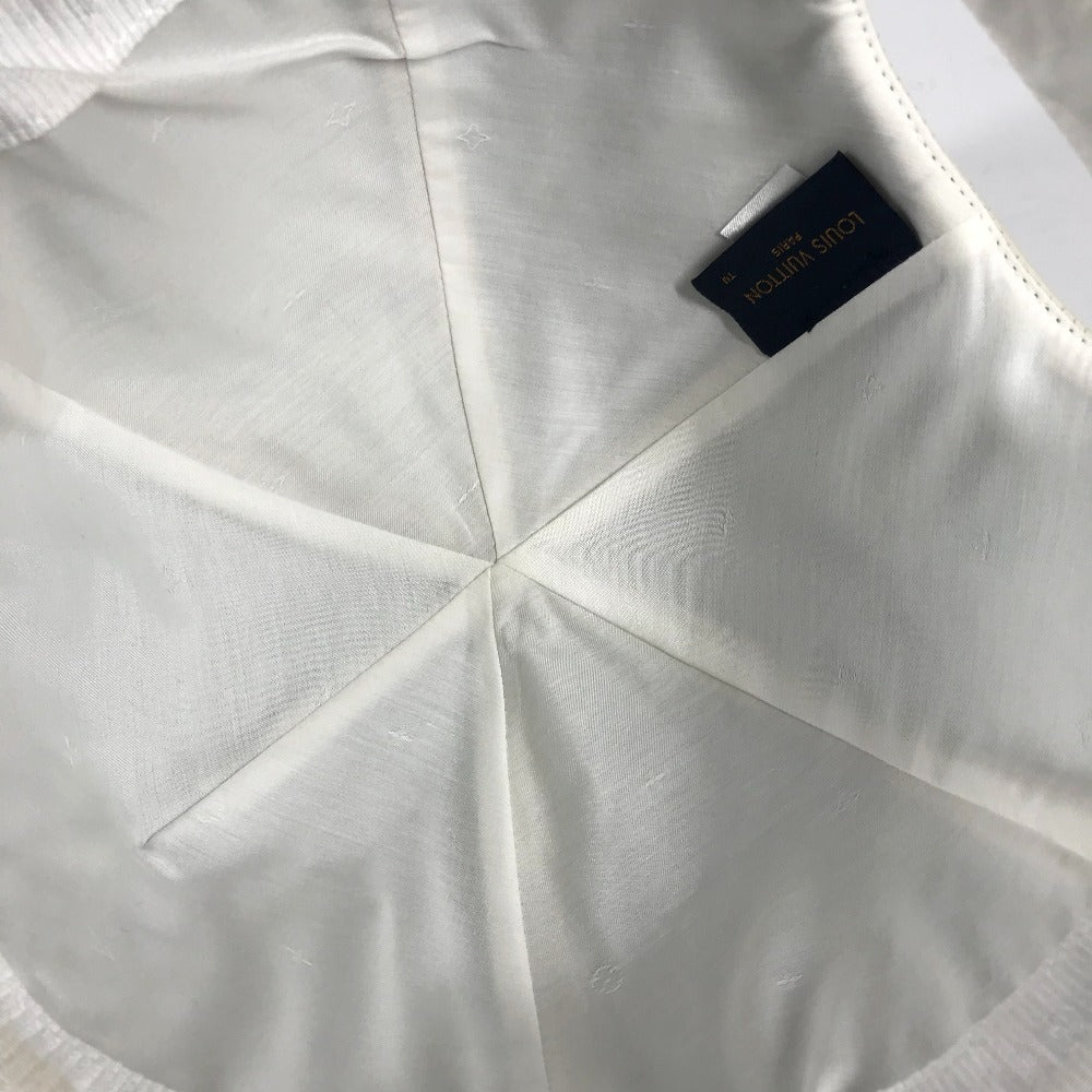 LOUIS VUITTON hat MP2321 Monogram Ann Platt Leather white Monogram Ann Platt Casquette Quill 1.0 unisex(Unisex) TU Used Authentic