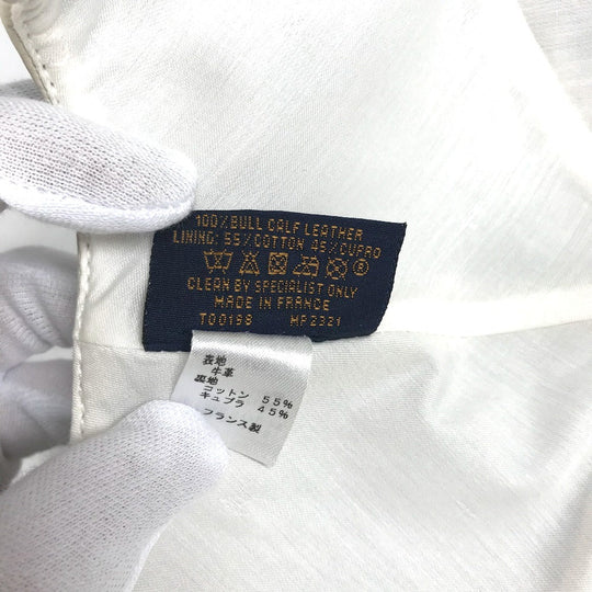 LOUIS VUITTON hat MP2321 Monogram Ann Platt Leather white Monogram Ann Platt Casquette Quill 1.0 unisex(Unisex) TU Used Authentic
