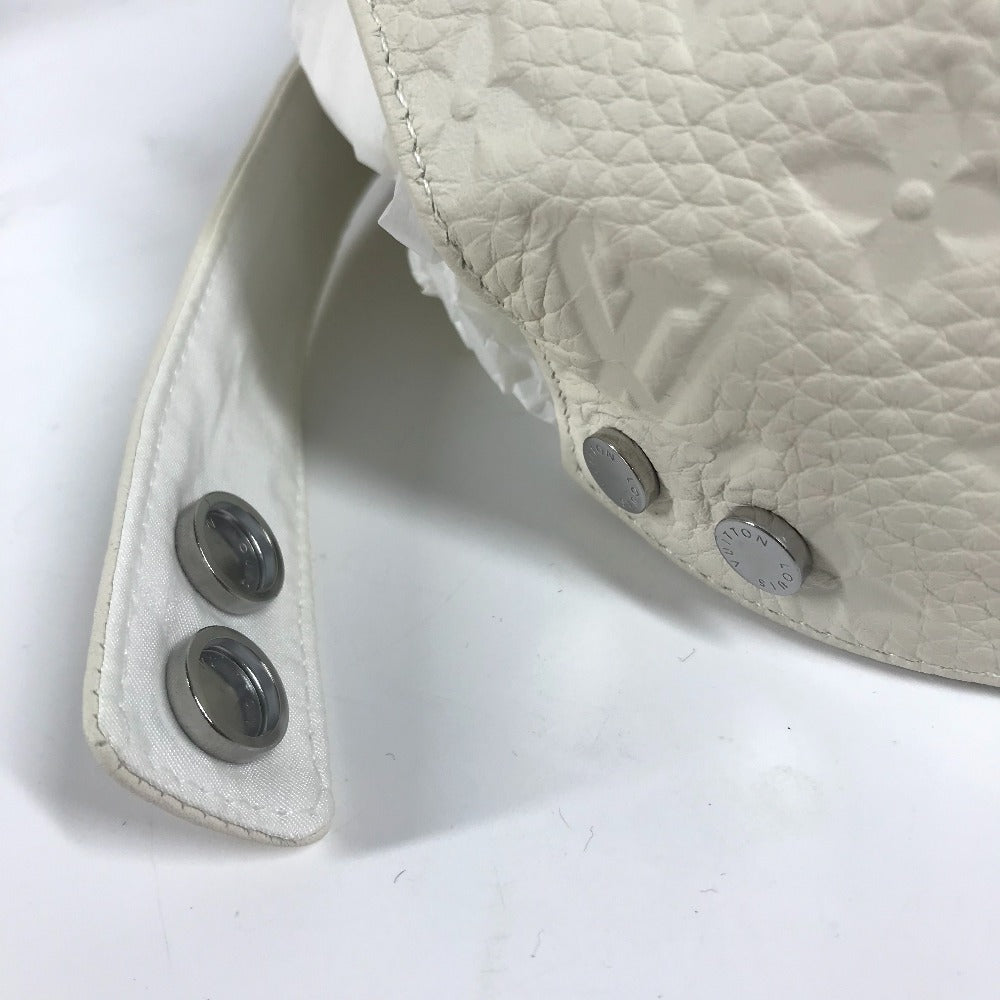 LOUIS VUITTON hat MP2321 Monogram Ann Platt Leather white Monogram Ann Platt Casquette Quill 1.0 unisex(Unisex) TU Used Authentic