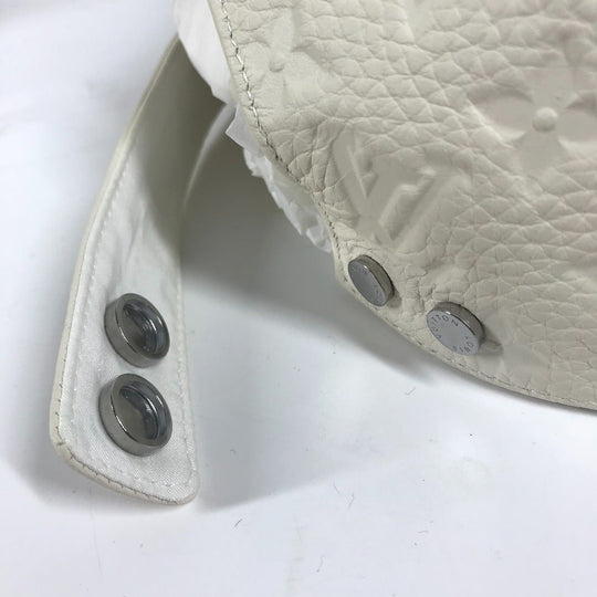 LOUIS VUITTON hat MP2321 Monogram Ann Platt Leather white Monogram Ann Platt Casquette Quill 1.0 unisex(Unisex) TU Used Authentic
