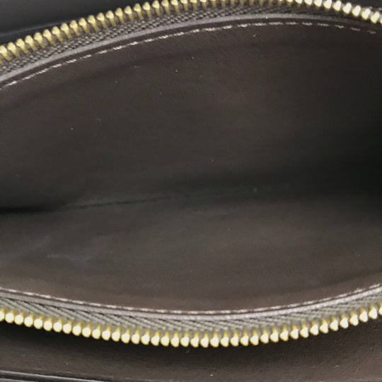 LOUIS VUITTON Long Wallet Purse M63104 Taurillon Clemence Leather Beige x Gold Metal Monogram flower Portefeuille Comet Women Used Authentic