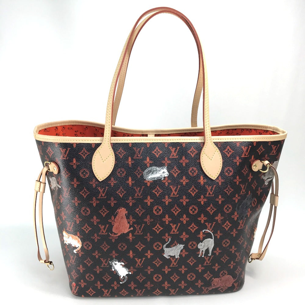 LOUIS VUITTON Tote Bag M44441 Monogram canvas Brown Transformed monogram Neverfull MM Women Used Authentic