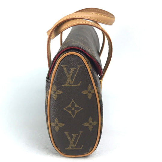 LOUIS VUITTON Handbag M51902 Monogram canvas Brown Monogram Sonatine Women Used Authentic