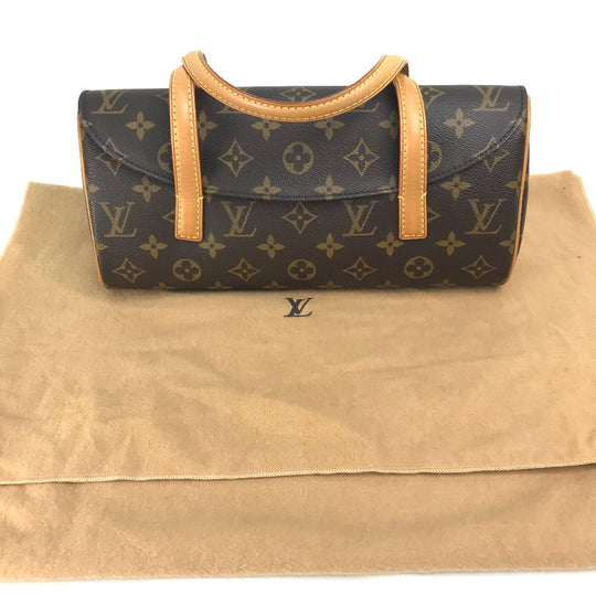 LOUIS VUITTON Handbag M51902 Monogram canvas Brown Monogram Sonatine Women Used Authentic