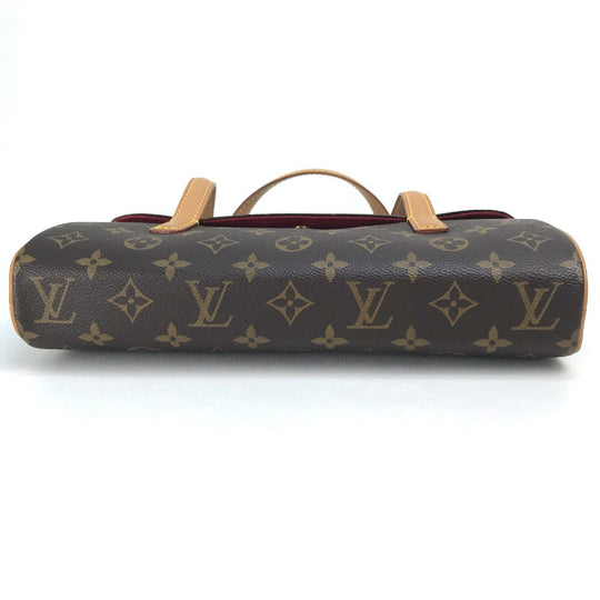 LOUIS VUITTON Handbag M51902 Monogram canvas Brown Monogram Sonatine Women Used Authentic