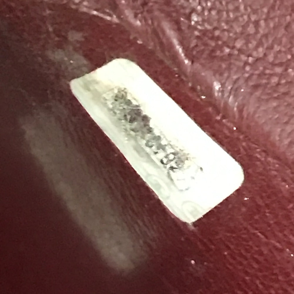 CHANEL Shoulder Bag suede Bordeaux CC COCO Mark Decama Trasse 34 Women Used Authentic