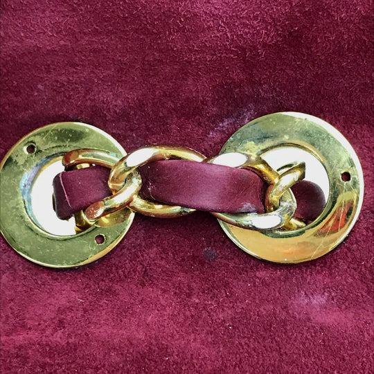 CHANEL Shoulder Bag suede Bordeaux CC COCO Mark Decama Trasse 34 Women Used Authentic