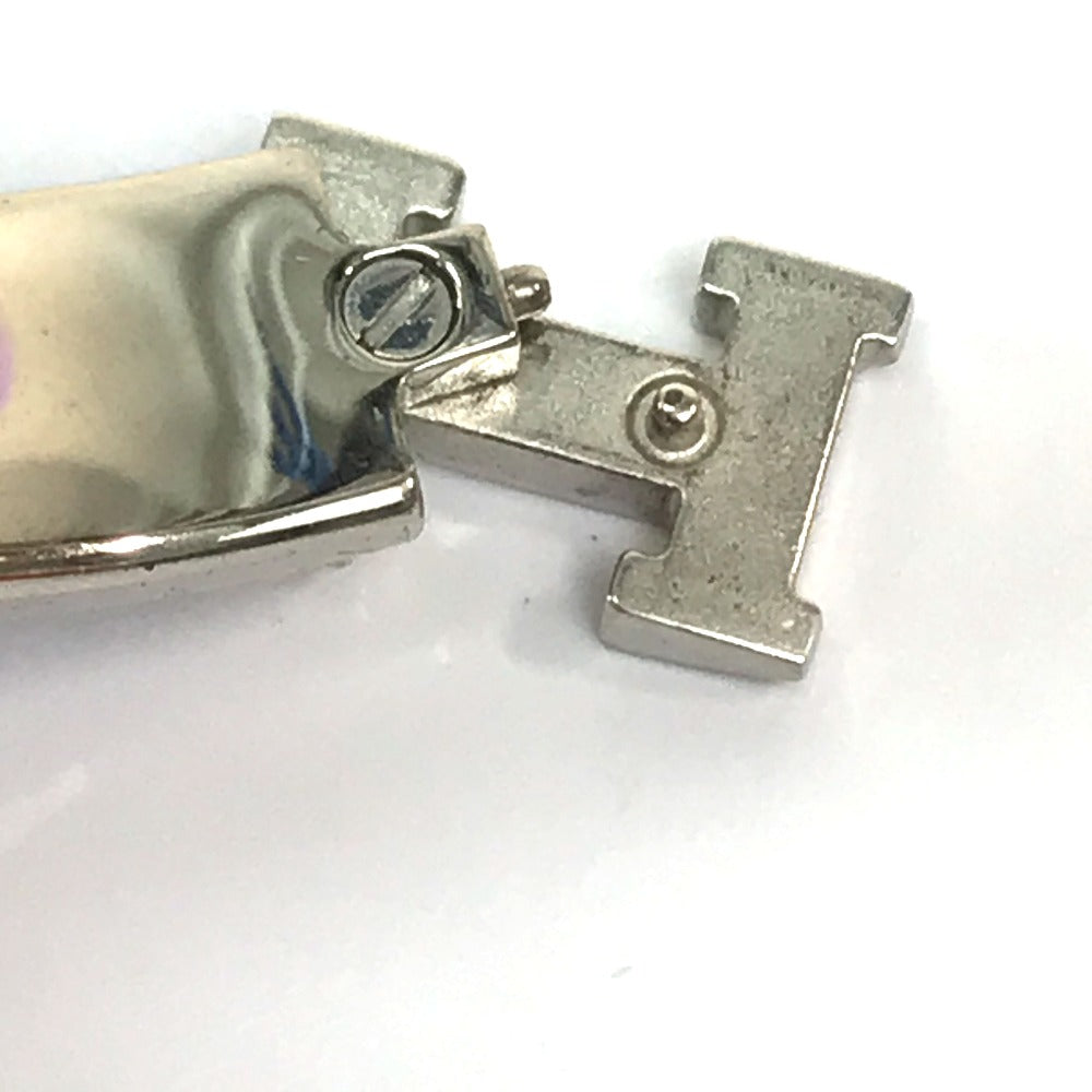 HERMES Bangle metal Blue / Silver Click crack PM Women Used Authentic