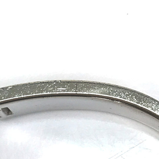 HERMES Bangle metal Blue / Silver Click crack PM Women Used Authentic