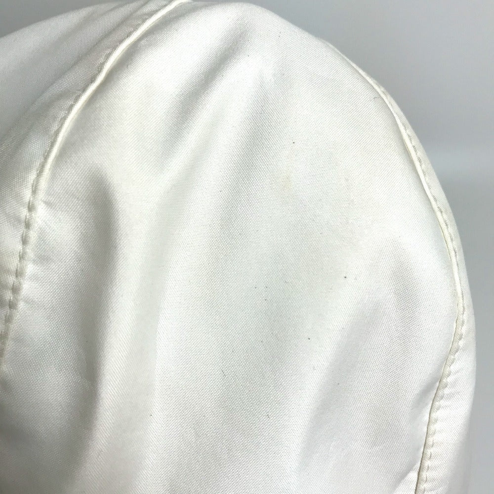 CHANEL Knit hat polyester Ivory / beige CC COCO Mark Sports line logo Women S Used Authentic