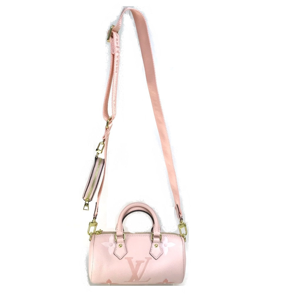 LOUIS VUITTON Handbag M45707 Monogram Ann Platt Leather pink Monogram Ann Platt Papillon BB Women Used Authentic