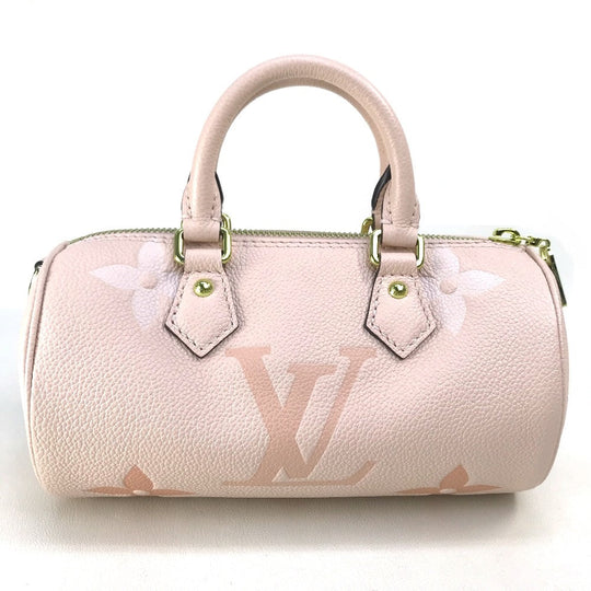 LOUIS VUITTON Handbag M45707 Monogram Ann Platt Leather pink Monogram Ann Platt Papillon BB Women Used Authentic