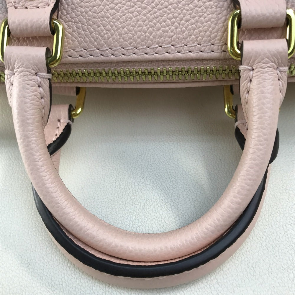 LOUIS VUITTON Handbag M45707 Monogram Ann Platt Leather pink Monogram Ann Platt Papillon BB Women Used Authentic