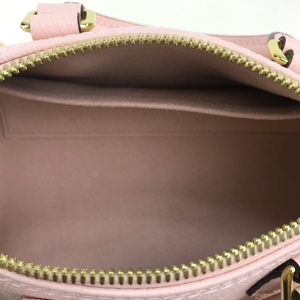 LOUIS VUITTON Handbag M45707 Monogram Ann Platt Leather pink Monogram Ann Platt Papillon BB Women Used Authentic