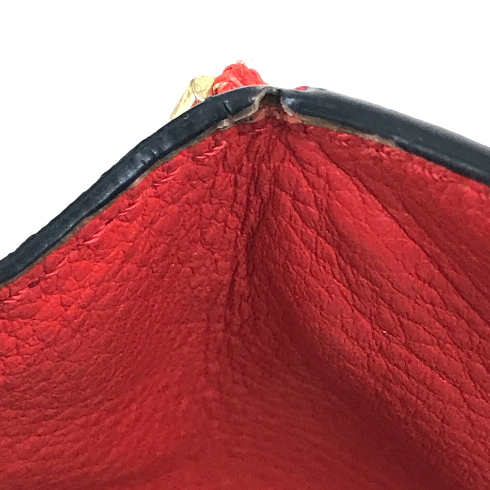 LOEWE Handbag 387.30.N60 leather Red Hammock small logo Women Used Authentic