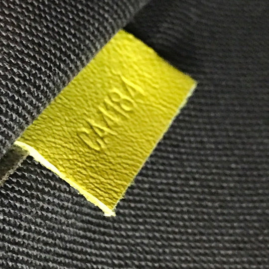 LOUIS VUITTON Business bag N41391 Damier Anfini Leather yellow Damier Anfini Porte Documan Jules mens Used Authentic