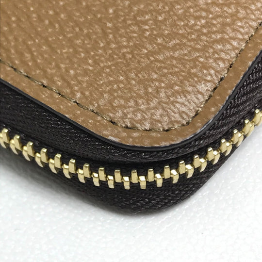 LOUIS VUITTON Long Wallet Purse M69353 Monogram giant canvas Brown Monogram Giant Zippy wallet Women Used Authentic