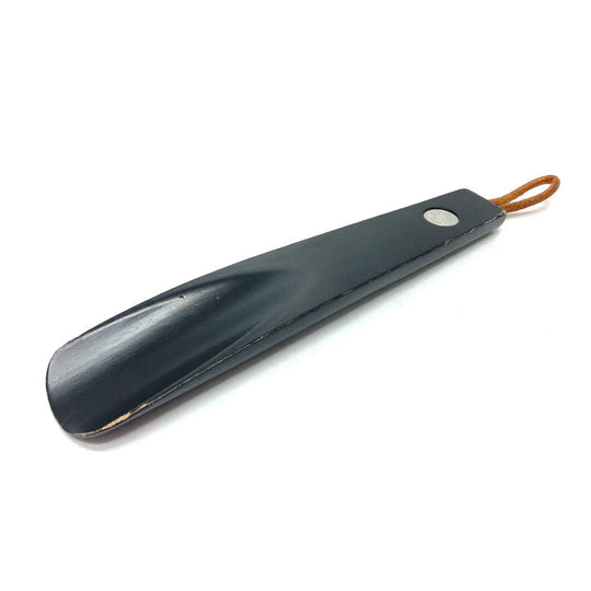 HERMES Shoehorn Wood black Serie Shoehorn mens Used Authentic