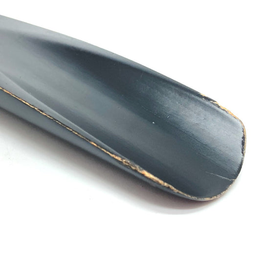 HERMES Shoehorn Wood black Serie Shoehorn mens Used Authentic