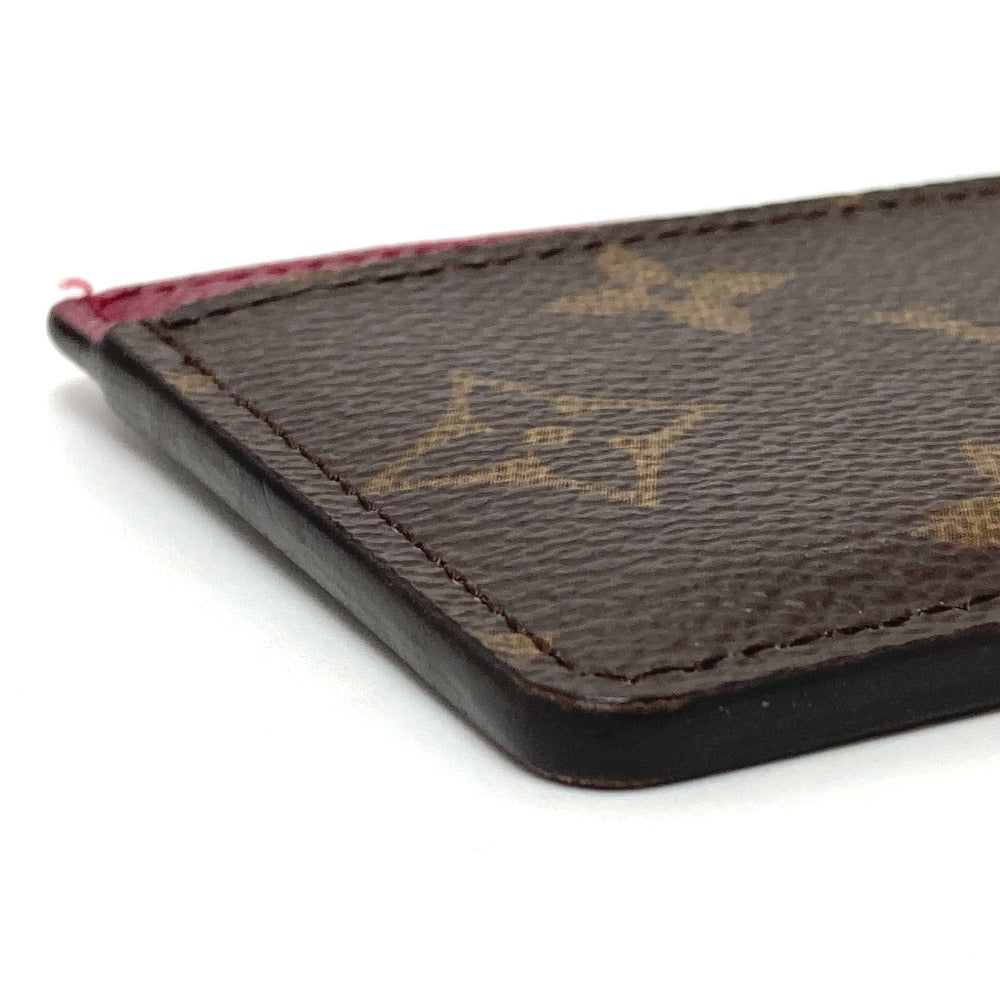LOUIS VUITTON Card Case M60703 Monogram canvas Brown Monogram Porte Cartes Simple