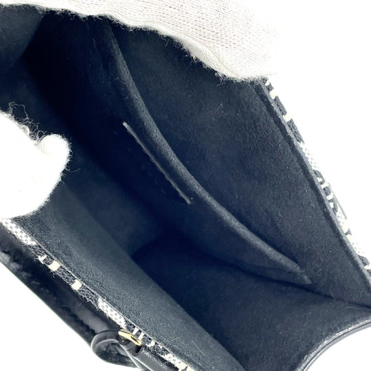 LOUIS VUITTON Handbag M80484 Jacquard Black x blue Monogram Jaguar SINCE 1854 Petit Sac Plat Women Used Authentic