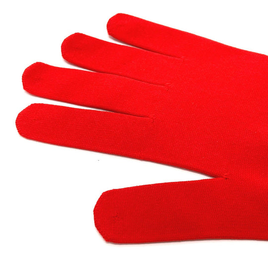LOUIS VUITTON gloves MP2336 Nylon Red Gon RGB mens Used Authentic
