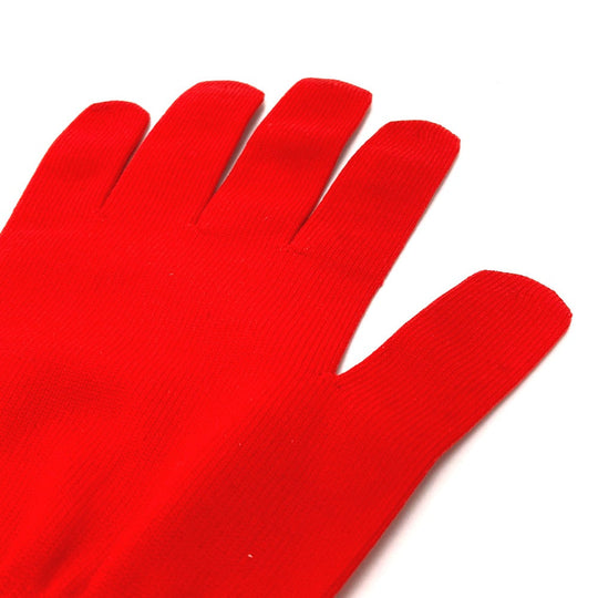 LOUIS VUITTON gloves MP2336 Nylon Red Gon RGB mens Used Authentic