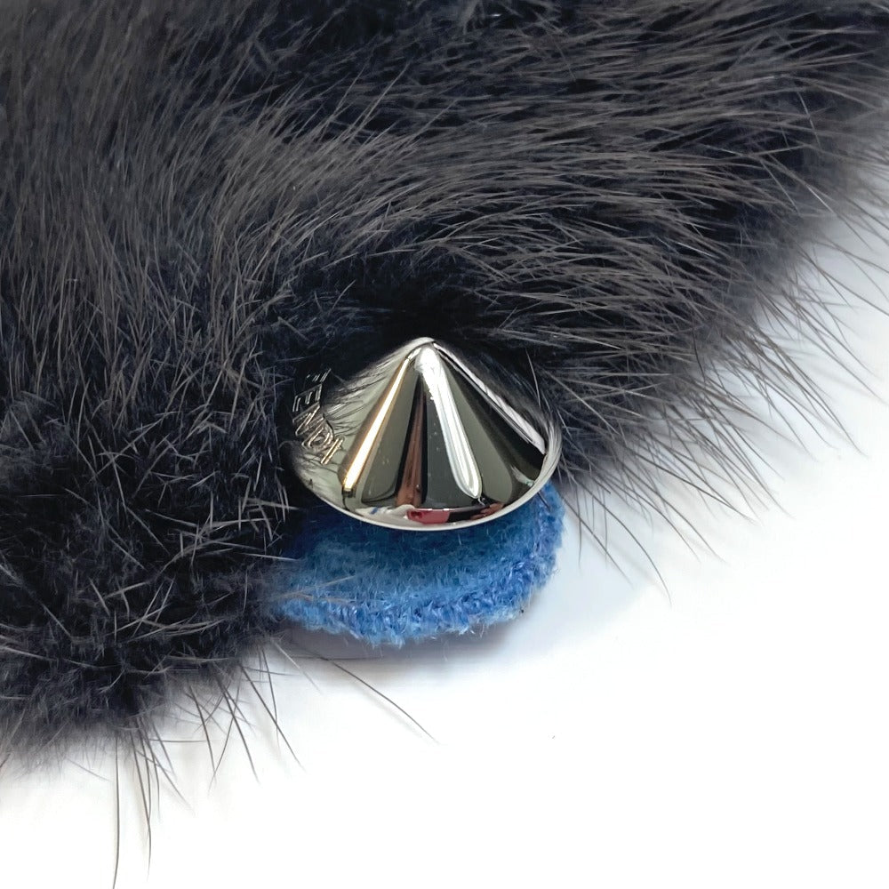 FENDI Other fashion goods cashmere Blue x gray False collar Attached color Women Used Authentic