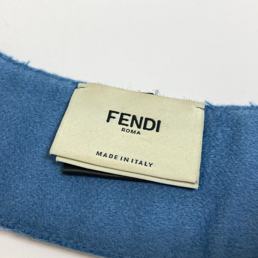 FENDI Other fashion goods cashmere Blue x gray False collar Attached color Women Used Authentic