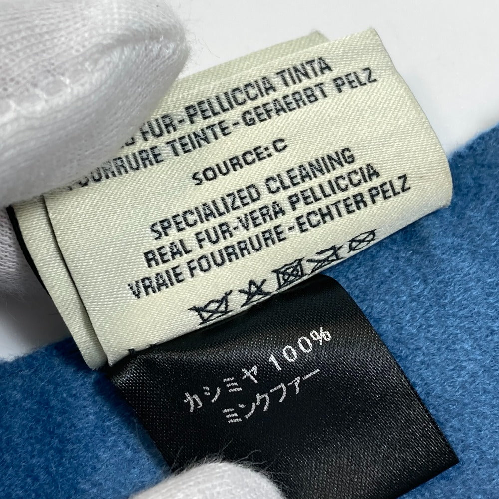 FENDI Other fashion goods cashmere Blue x gray False collar Attached color Women Used Authentic