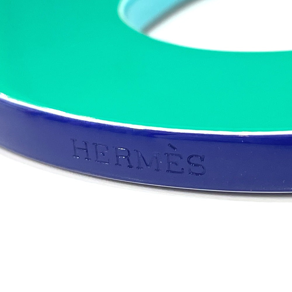HERMES Necklace lacquer Green type x Purple type Ism Pigman GM Women Used Authentic