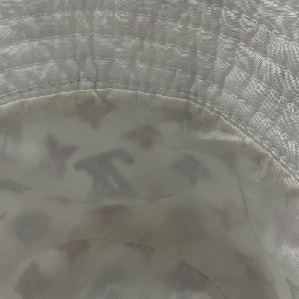 LOUIS VUITTON hat M76718 Nylon White x Multicolor Monogram Bob Lovely Gram unisex(Unisex) S Used Authentic