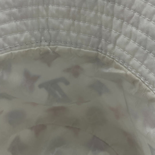 LOUIS VUITTON hat M76718 Nylon White x Multicolor Monogram Bob Lovely Gram unisex(Unisex) S Used Authentic