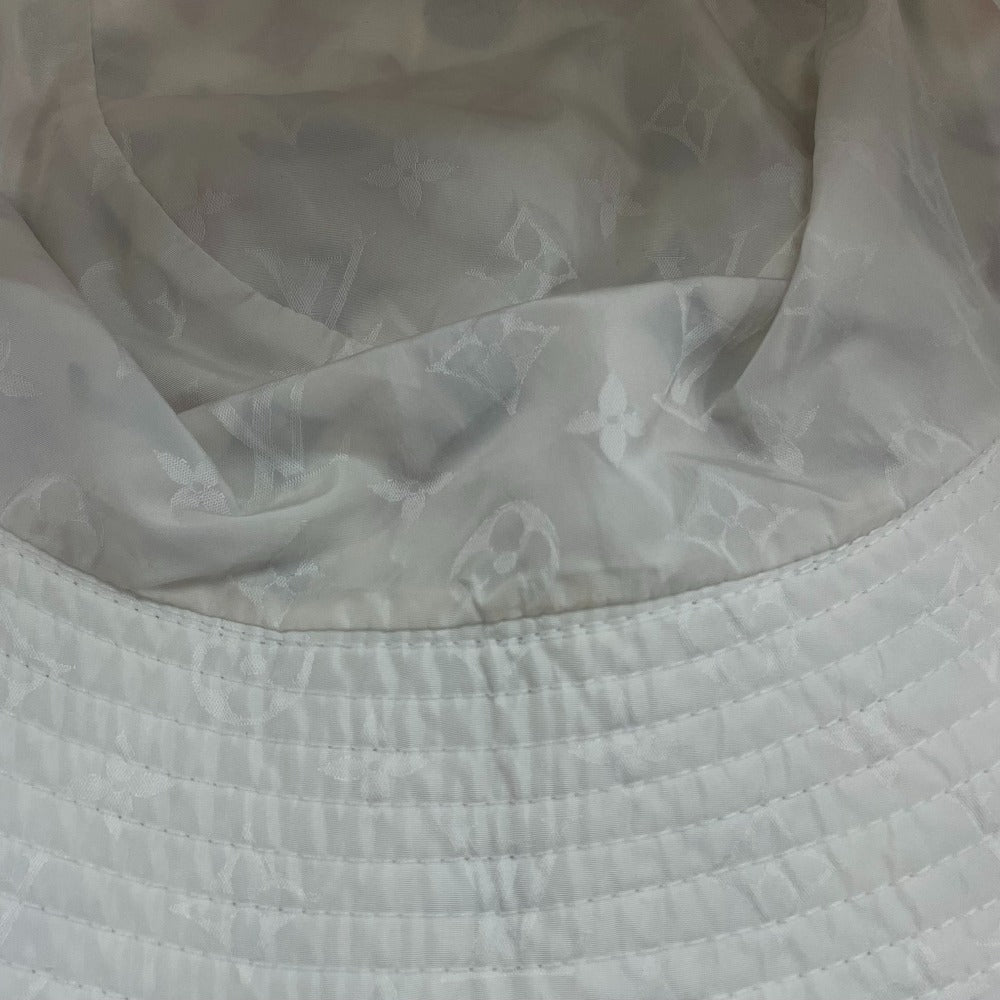 LOUIS VUITTON hat M76718 Nylon White x Multicolor Monogram Bob Lovely Gram unisex(Unisex) S Used Authentic