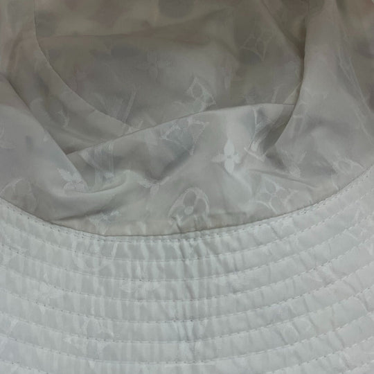 LOUIS VUITTON hat M76718 Nylon White x Multicolor Monogram Bob Lovely Gram unisex(Unisex) S Used Authentic