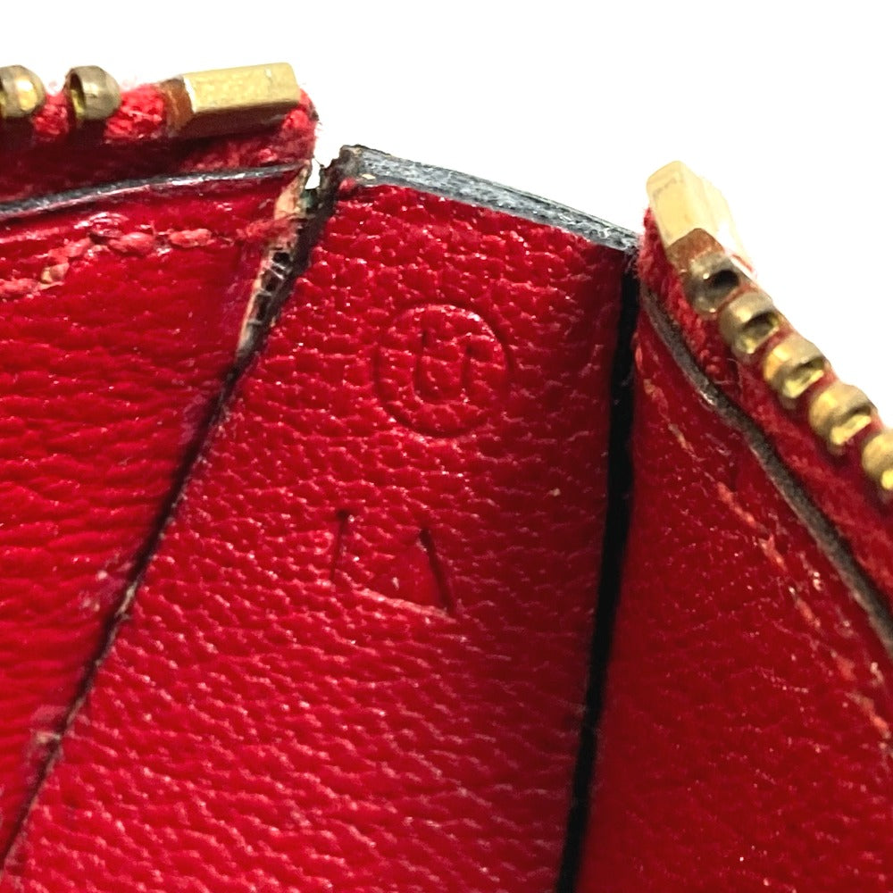 HERMES Coin case leather red x yellow x green watermelon unisex(Unisex) Used Authentic