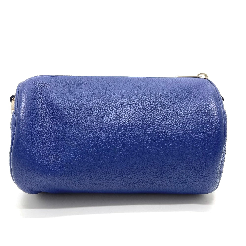 Dior Shoulder Bag leather blue Atelier Roller bag mens Used Authentic