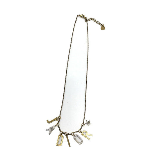 Dior Necklace Gold Plated Bronze gold Accessories/fashion accessories JADIOR Women Used Authentic