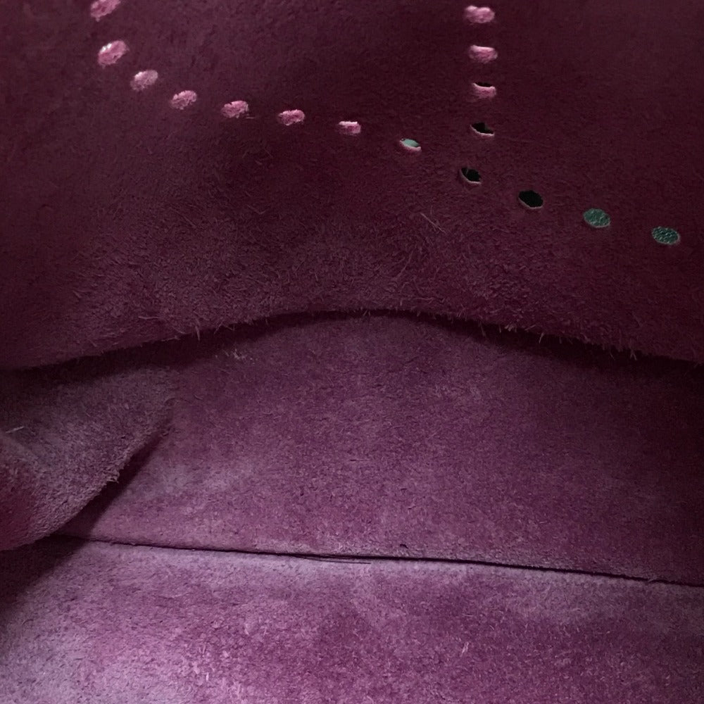 HERMES Shoulder Bag Taurillon Clemence Purple type Evelyn3 PM Troyes Women Used Authentic