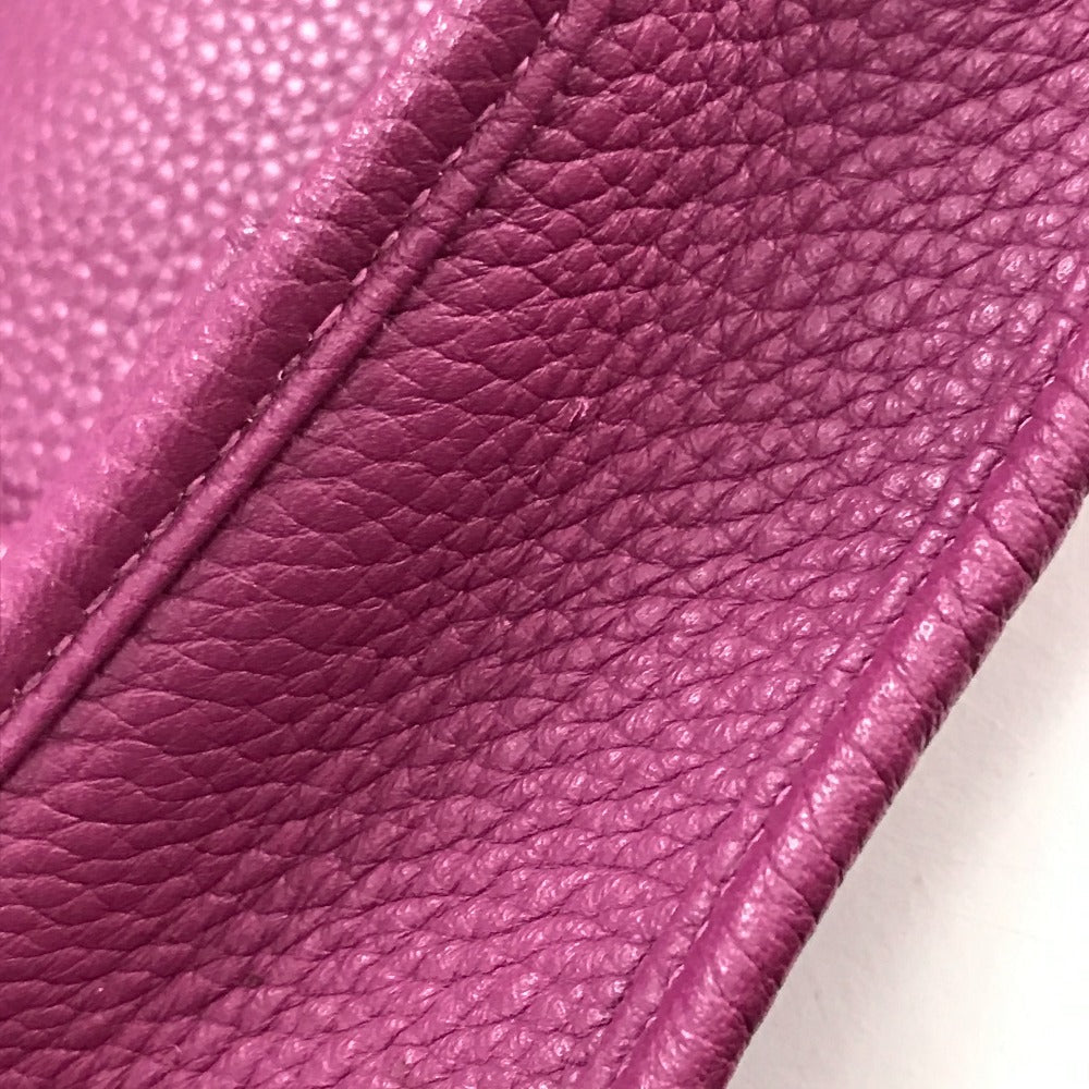 HERMES Shoulder Bag Taurillon Clemence Purple type Evelyn3 PM Troyes Women Used Authentic