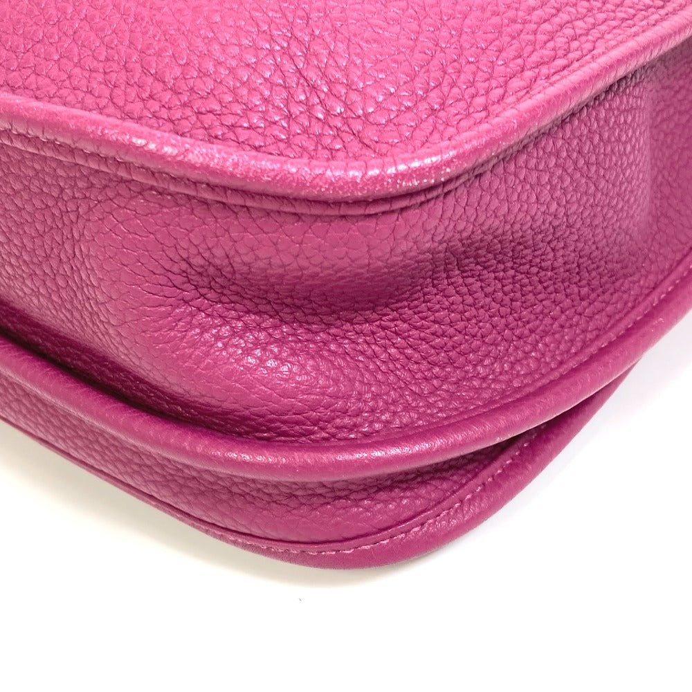 HERMES Shoulder Bag Taurillon Clemence Purple type Evelyn3 PM Troyes Women Used Authentic