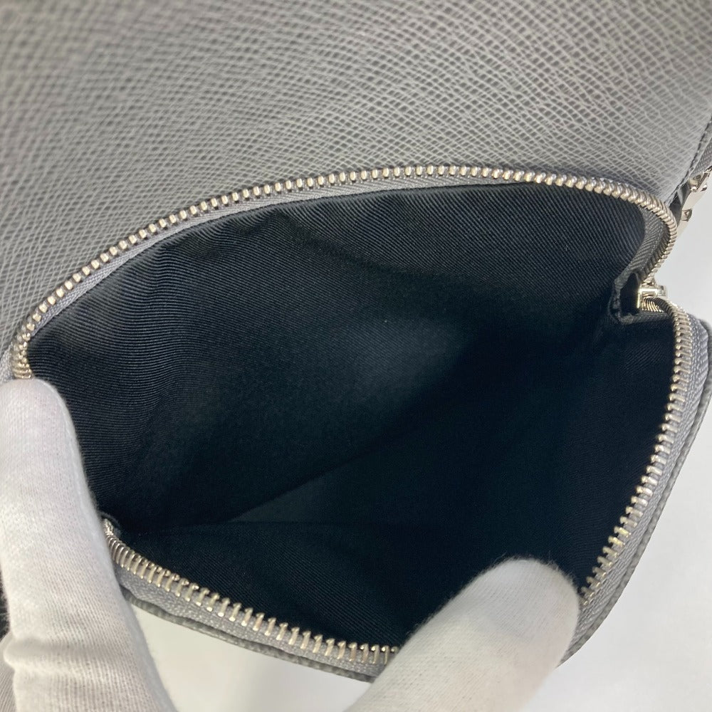 LOUIS VUITTON Shoulder Bag M30801 Taiga Leather gray Taiga avenue backpack mens Used Authentic