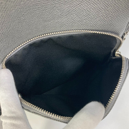 LOUIS VUITTON Shoulder Bag M30801 Taiga Leather gray Taiga avenue backpack mens Used Authentic