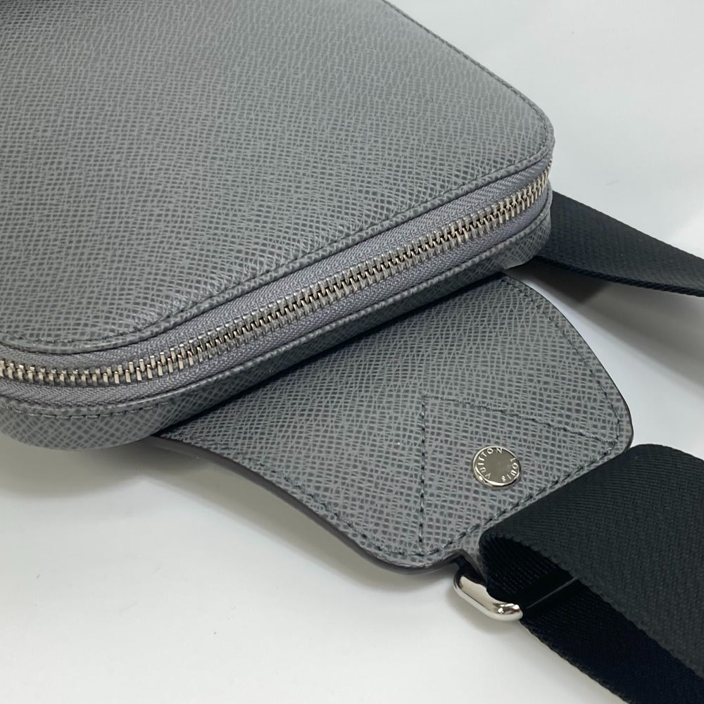 LOUIS VUITTON Shoulder Bag M30801 Taiga Leather gray Taiga avenue backpack mens Used Authentic